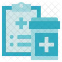 Pharmacy Report Medical Icon