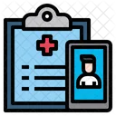 Medical Report Report Smartphone Icon
