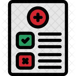 Medical Report  Icon