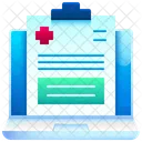 Medical Report Health Report Icon