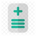 Medical Report Health Document Book Icon