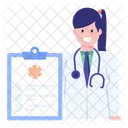 Medical History Medical Chart Medical Report Icon
