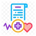 Medical Report Health Report Electronic Icon