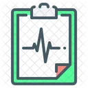 Medical Report Heartbeat Report Clipboard アイコン