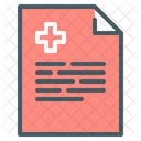 Medical Report Medical Letter Page Icon