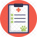 Medical Report Vet Pet Icon