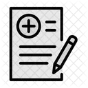 Medical Report  Icon