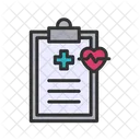Medical Report Document File Icon