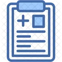 Medical Report Medical History Health Report Icon