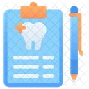 Medical Report File Clipboard Icon