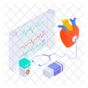 Medical Report Diagnosis Heart Icon