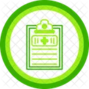 Medical Report Plastic Surgery Health Report Icon