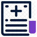 Medical Report Record Analysis Icon