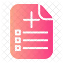 Medical Report Medical Prescription Clinic History Icon