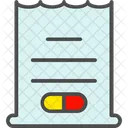 Medical Report Prescription Medicine Prescription Icône
