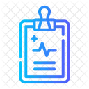 Medical Report Checkup Diagnostic Icon