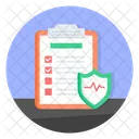 Medical Report Health Icon