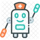 Treatment Design Medical Robot Robot Icon
