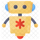 Medical Robot Bionic Man Humanoid Icon