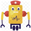 Medical Robot Bionic Man Humanoid Icon