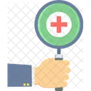 Medical Search Health Icon