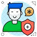 Medical Security Person Security Person Protection Icon