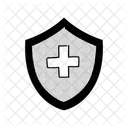 Half Tone Medical Shield Illustration Medical Shield Medical Icon