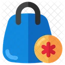 Medical Shopping Handbag Tote Icon