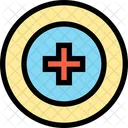 Red Cross Medical Sign Sign Icon
