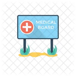 Medical Sign Board  Icon