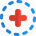 Hospital Dash Circle Icon