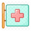 Medical Signboard  Icon