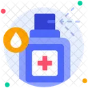 Medical Spray Sanitizer Bootle Symbol