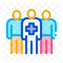Medical Staff Care Icon