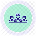 Medical Staff Line Icon Icon