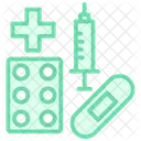 Medical Supplies Duotone Line Icon Icon