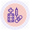 Medical Supplies Line Icon Icon