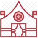 Tent Red Cross Hospital Icon