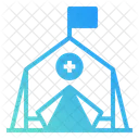Medical Tent Red Cross Emergency Hospital Icon