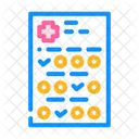 Medical Questionnaire Color Icon