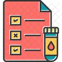Medical Test Report  Icon