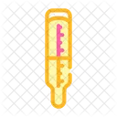 Medical Mercury Thermometer Icon
