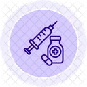 Medical Treatment Line Icon Icon