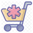 Medical Supplies Medical Trolley Medical Cart Icon