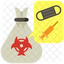 Medical Waste Syringe Mask Icône