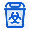 Medical Waste Bin Toxic Icône