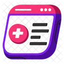 Clinic Online Technology Icon