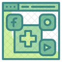 Medical Website Social Media Medical Icon