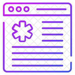 의료 웹사이트  아이콘