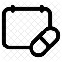 Medicament Calendar Pill Icon